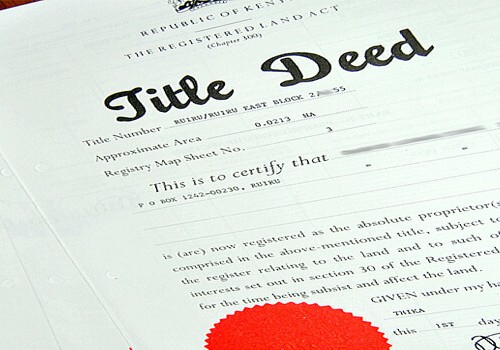 Title Deed Loan